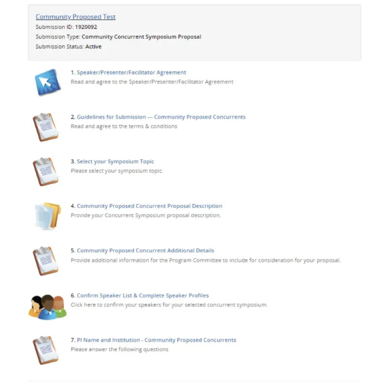 Task List Page